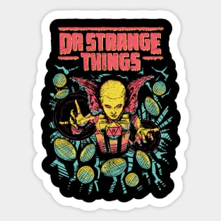 Dr. Strange Things - Dark Sticker